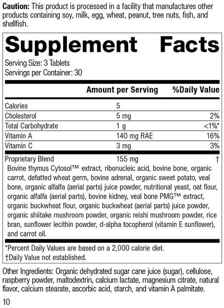 Imagem de Suplemento Standard Process Congaplex Chewable 90 comprimidos