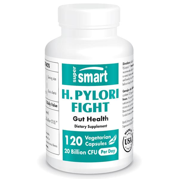 Imagem de Suplemento Supersmart H. Pylori Fight 20 bilhões de CFU 120 cápsulas