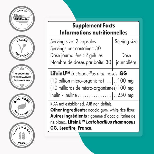 Imagem de Suplemento Supersmart Lactobacillus Rhamnosus GG 10 bilhões de CFU