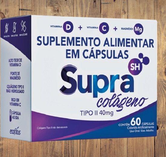 Imagem de Suplemento Supra SH Colágeno Tipo II C/60cáps - Ecofitus