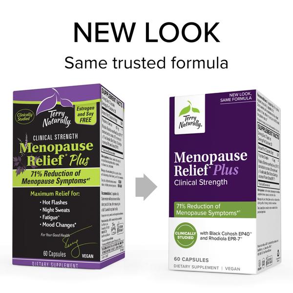 Imagem de Suplemento Terry Naturally Menopause Relief Plus 60 cápsulas