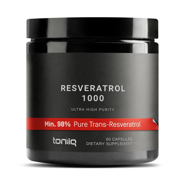 Imagem de Suplemento Toniiq Resveratrol de Ultra Alta Pureza 1000mg