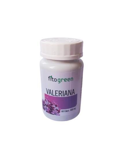 Imagem de Suplemento Valeriana 500mg Frasco 60 Cápsulas Fito Green