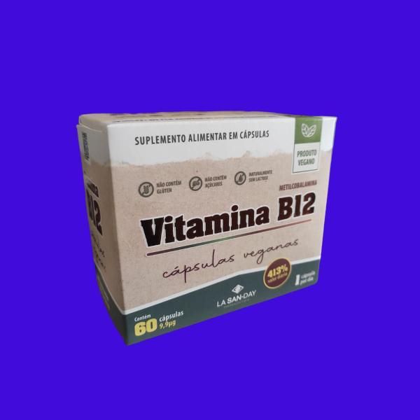 Imagem de Suplemento Vitamina B12 Vegana 60 Cps - La San-Day