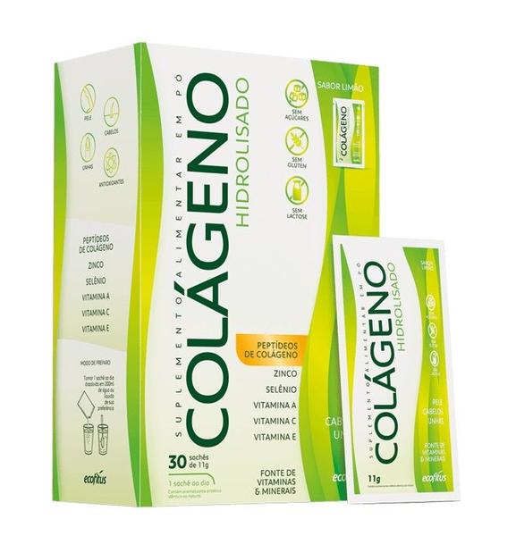 Imagem de Suplemento Vitamina Colágeno  30x11gr Sabor Limão - Ecofitus