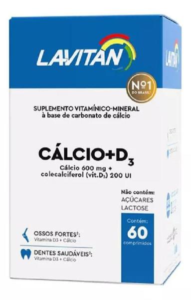 Imagem de Suplemento Vitamina Lavitan Cálcio D3 60 Cpr - Cimed