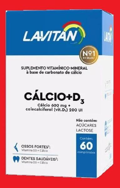 Imagem de Suplemento Vitamina Lavitan Cálcio D3 60 Cpr - Cimed