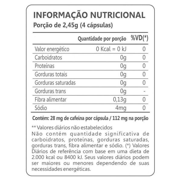 Imagem de Suplemento Vitamínico Alimentar Guaraná 60 Cps - Maxinutri