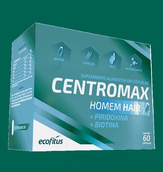 Imagem de Suplemento Vitamínico Centromax Hair Homem 60Cps - Ecofitus