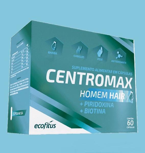 Imagem de Suplemento Vitamínico Centromax Hair Homem 60Cps - Ecofitus