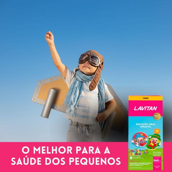 Imagem de Suplemento Vitamínico Líquido Lavitan Infantil Tutti Frutti Solução 240ml