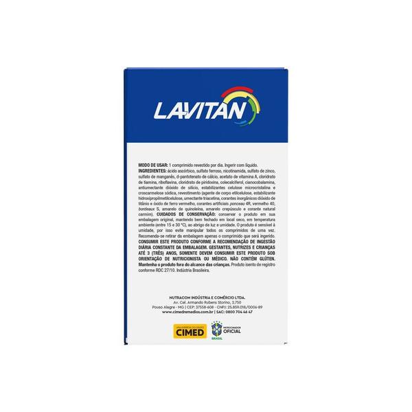 Imagem de Suplemento Vitamínico Mineral Lavitan AZ 60 Comprimidos