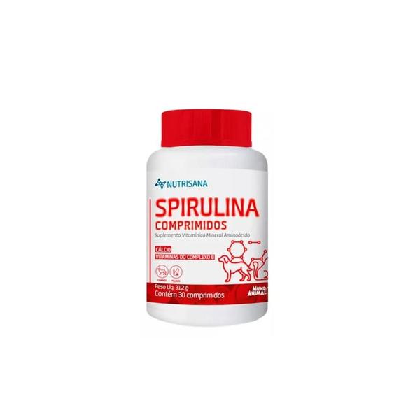 Imagem de Suplemento Vitamínico Spirulina Nutrisana - 30 Comprimidos