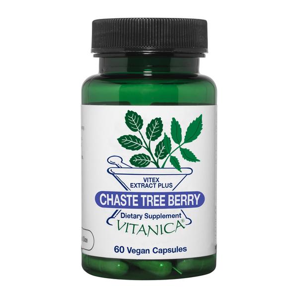 Imagem de Suplemento Vitanica Chaste Tree Berry Vitex Extract 60 cápsulas