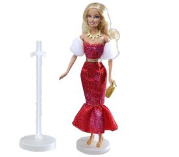 Imagem de Suporte ( 01 Pç ) Para Bonecas Padrão Barbie na cor Transparente