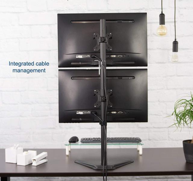 Imagem de Suporte 2 Monitores Vertical Com Base V1224N