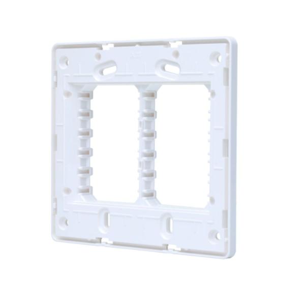 Imagem de Suporte 4x4 Horizontal N1673.9 BL Branco, Linha Unno, ABB