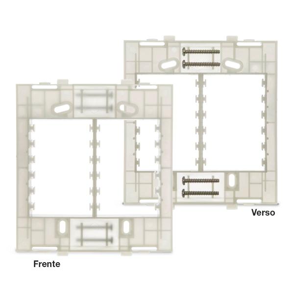 Imagem de Suporte 4x4 Módulos Horizontal Clean/ Sleek Margirius