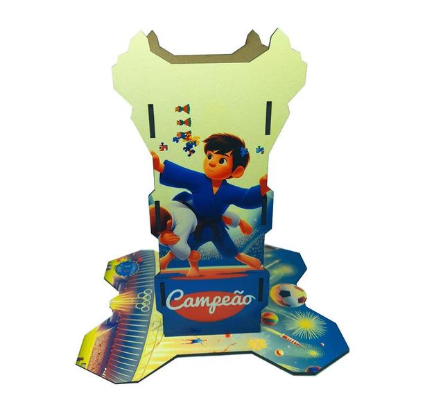 Suporte Abafador Ruído Super Atletas + Abafador ul Personalizado - Autistas - MDF - 24x22 cm - Coleção Tea E Amor Imagem de Suporte Abafador Ruído Super Atletas + Abafador ul Personalizado - Autistas - MDF - 24x22 cm