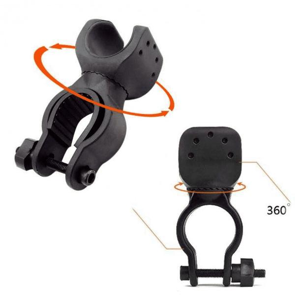 Imagem de Suporte Adaptador De Lanterna Para Guidão Farol Bike Giro 360º Slf210 -