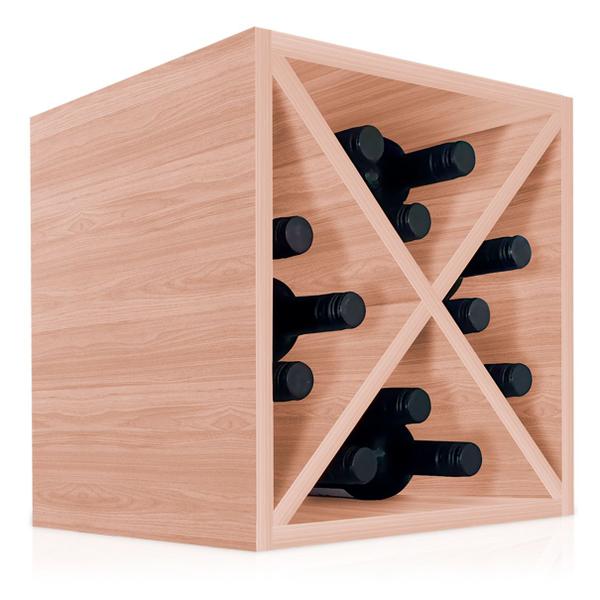 Suporte Adega De Vinho Bancada Porto para 12 Garrafas Madeira MDF - Jade - Genus Móveis Imagem de Suporte Adega De Vinho Bancada Porto para 12 Garrafas Madeira MDF - Jade