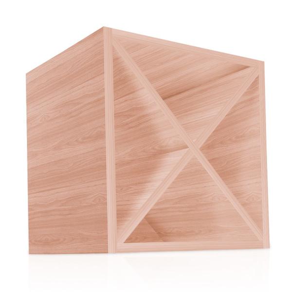 Suporte Adega De Vinho Bancada Porto para 12 Garrafas Madeira MDF - Jade - Genus Móveis Imagem de Suporte Adega De Vinho Bancada Porto para 12 Garrafas Madeira MDF - Jade