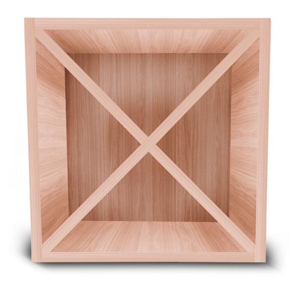 Suporte Adega De Vinho Bancada Porto para 12 Garrafas Madeira MDF - Jade - Genus Móveis Imagem de Suporte Adega De Vinho Bancada Porto para 12 Garrafas Madeira MDF - Jade