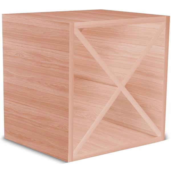 Suporte Adega De Vinho Bancada Porto para 12 Garrafas Madeira MDF - Jade - Genus Móveis Imagem de Suporte Adega De Vinho Bancada Porto para 12 Garrafas Madeira MDF - Jade
