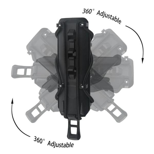 Suporte Ajustável para Garrafa d'Água de Motocicleta (22-25mm) - Amortecedor e Protetor para R1200GS Imagem de Suporte Ajustável para Garrafa d'Água de Motocicleta (22-25mm) - Amortecedor e Protetor para R1200GS