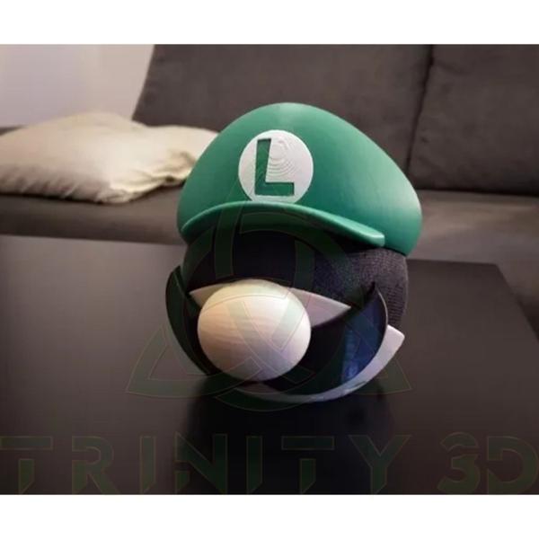 Imagem de Suporte Alexa Echo Dot 4 ou 5 Geração Super Mário e Luigi