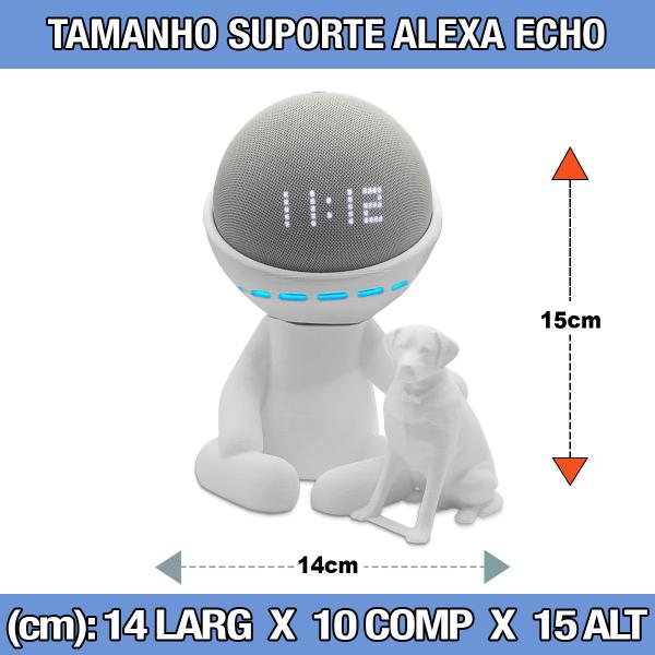 Imagem de Suporte Alexa Echo Dot - Robert Com Cachorro Amazon