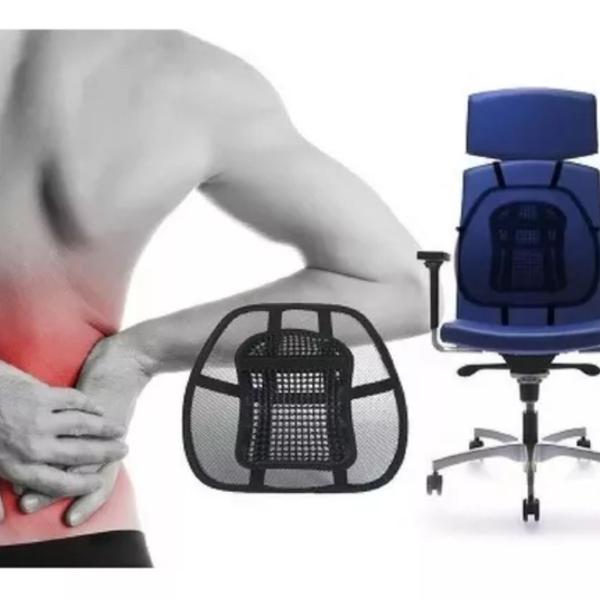 Imagem de Suporte Apoio Lombar Encosto Ergonômico Cadeira Banco Carro