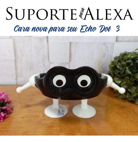 Imagem de Suporte Apoio Mesa Robô Amazon Alexa Echo Dot 3 Criativo