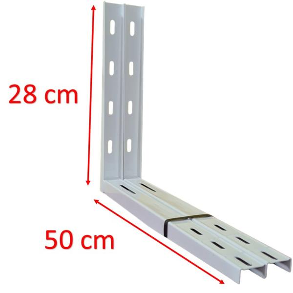 Imagem de Suporte Ar Condicionado 500mm Split 9000 A 30000 Btus 50cm