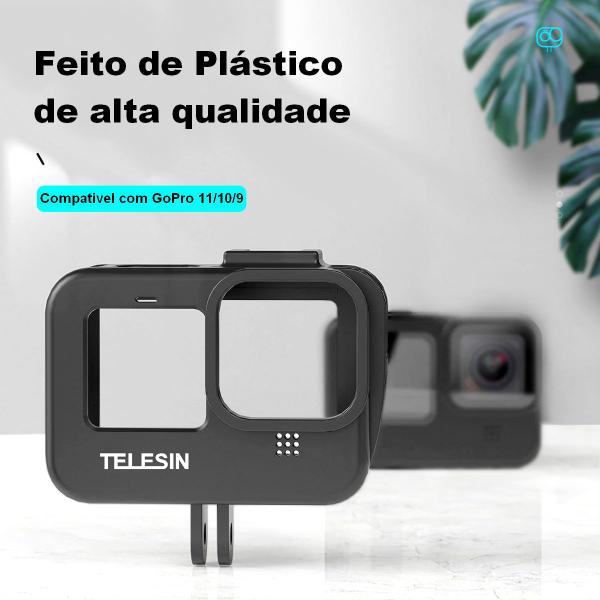 Imagem de Suporte Armação Frame para Câmeras GoPro 9, 10 e 11 - Telesin