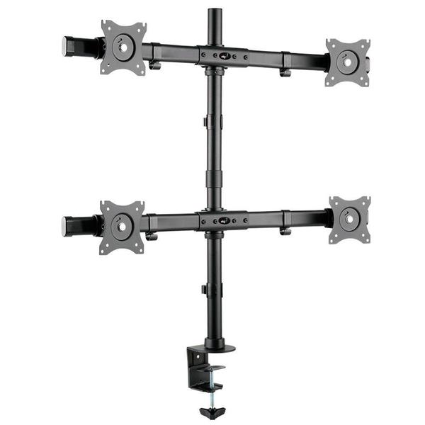 Imagem de Suporte Articulado 4 monitores 15 a 27 com Base Morsa F160ND4 ELG