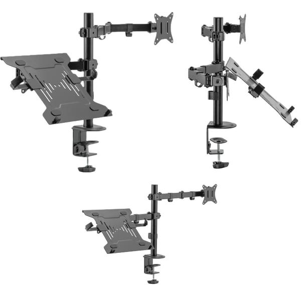 Imagem de Suporte Articulado De Mesa Para Notebook E Monitor 17 A 32