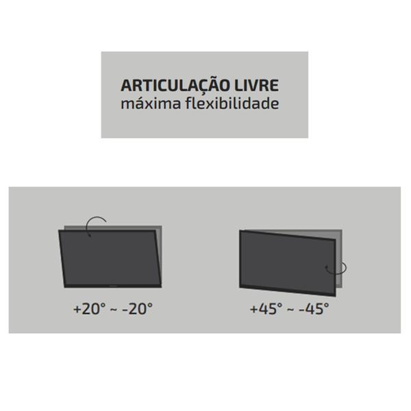 Imagem de Suporte Articulado e Inclinável Para TV LCD/LED 23"A 55" - PX04