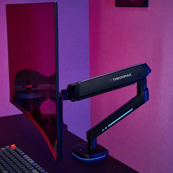 Imagem de Suporte Articulado para Monitor Thronmax MX100 Gamer RGB