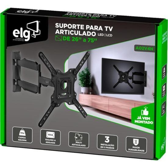 Imagem de Suporte Articulado Para TV 26"-75" A02V4N ELG