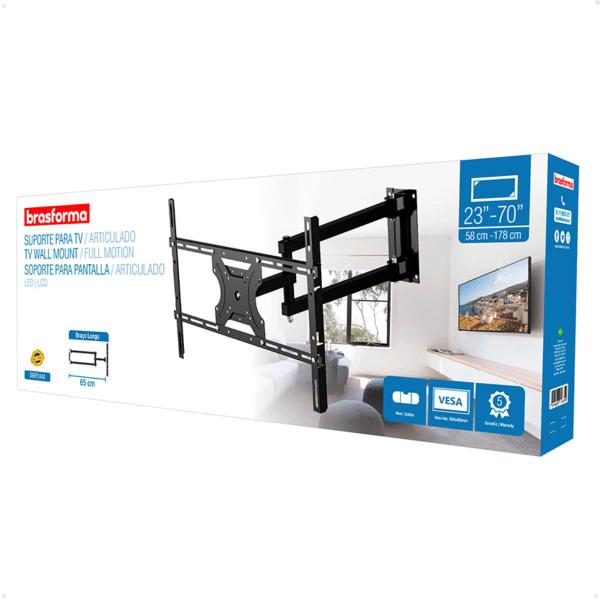 Imagem de Suporte Articulado Para Tv Led/Lcd/Plasma De 23 a 70p