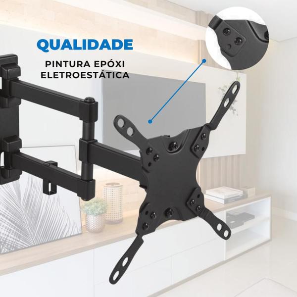 Imagem de Suporte Articulado para TV LED / OLED / QLED até 47" com Peso até 20kg FT-23SE - Fixatek