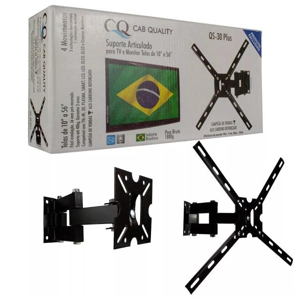 Imagem de Suporte Articulado Tv Lcd Led 3D 24 32 40 42 49 50 55