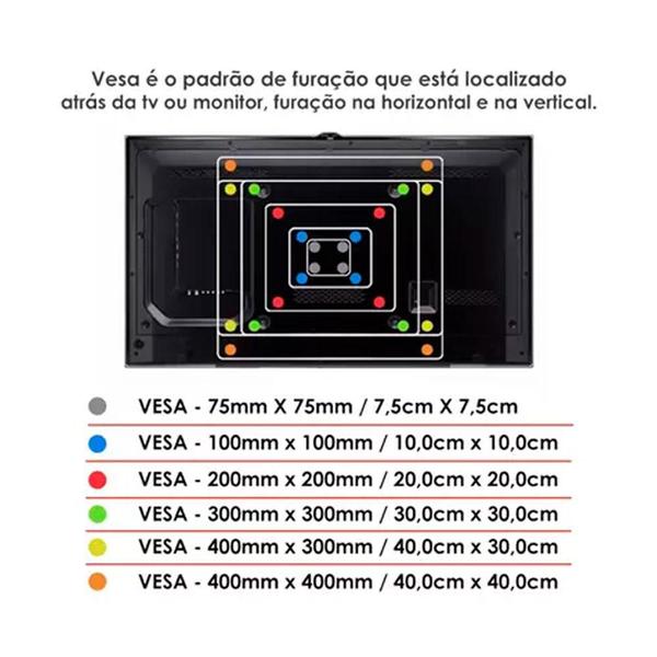 Imagem de Suporte Articulado Universal para Tv 10" a 56" - Force Line