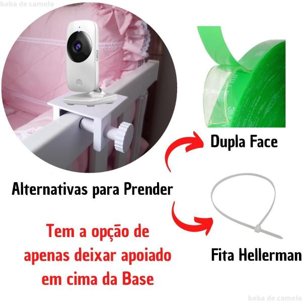 Imagem de Suporte Baba Eletronica Universal P Berço E Cama Com Câmera