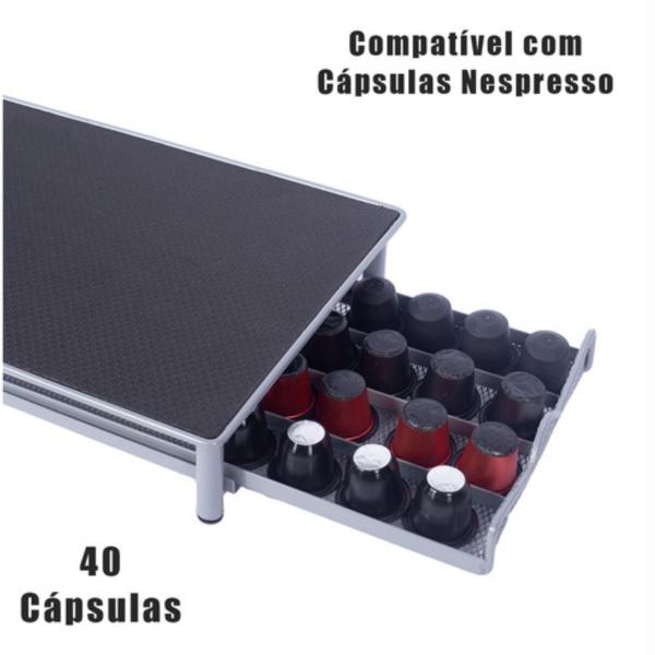 Imagem de Suporte Bandeja Porta 40 Capsulas Café Expresso Nespresso