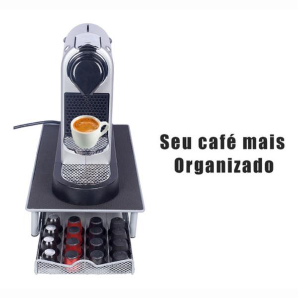 Imagem de Suporte Bandeja Porta 40 Capsulas Café Expresso Nespresso