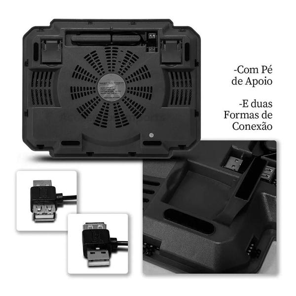 Imagem de Suporte Base com Cooler para Notebook de 09 a 17 polegadas  9012