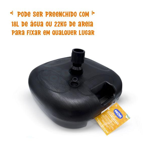 Imagem de Suporte / Base Guarda Sol Ou Ombrelone Até 22kg Mor Preto