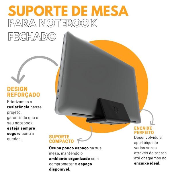 Imagem de Suporte Base para Notebook Fechado Mesa Monitor Externo L30 - ARTBOX3D